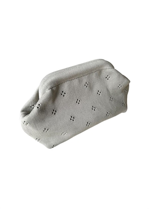 Small fleur clutch Grey Pico 